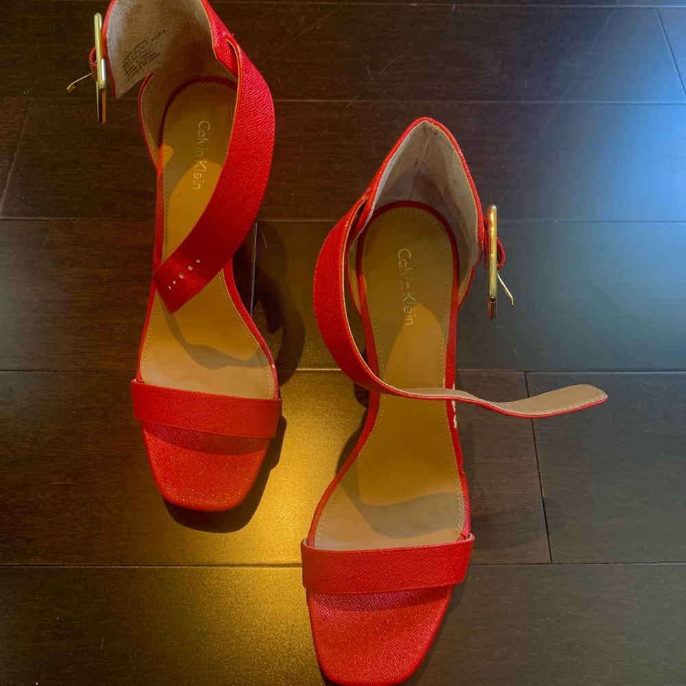 Calvin Klein Red Heel